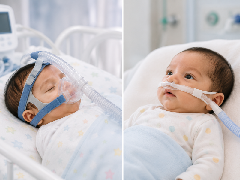 Pediatric CPAP and HFNC Therapies